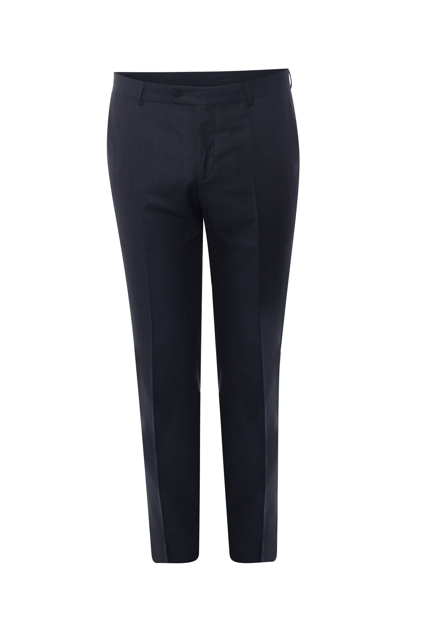 Mens Patterned Dark Navy Suit