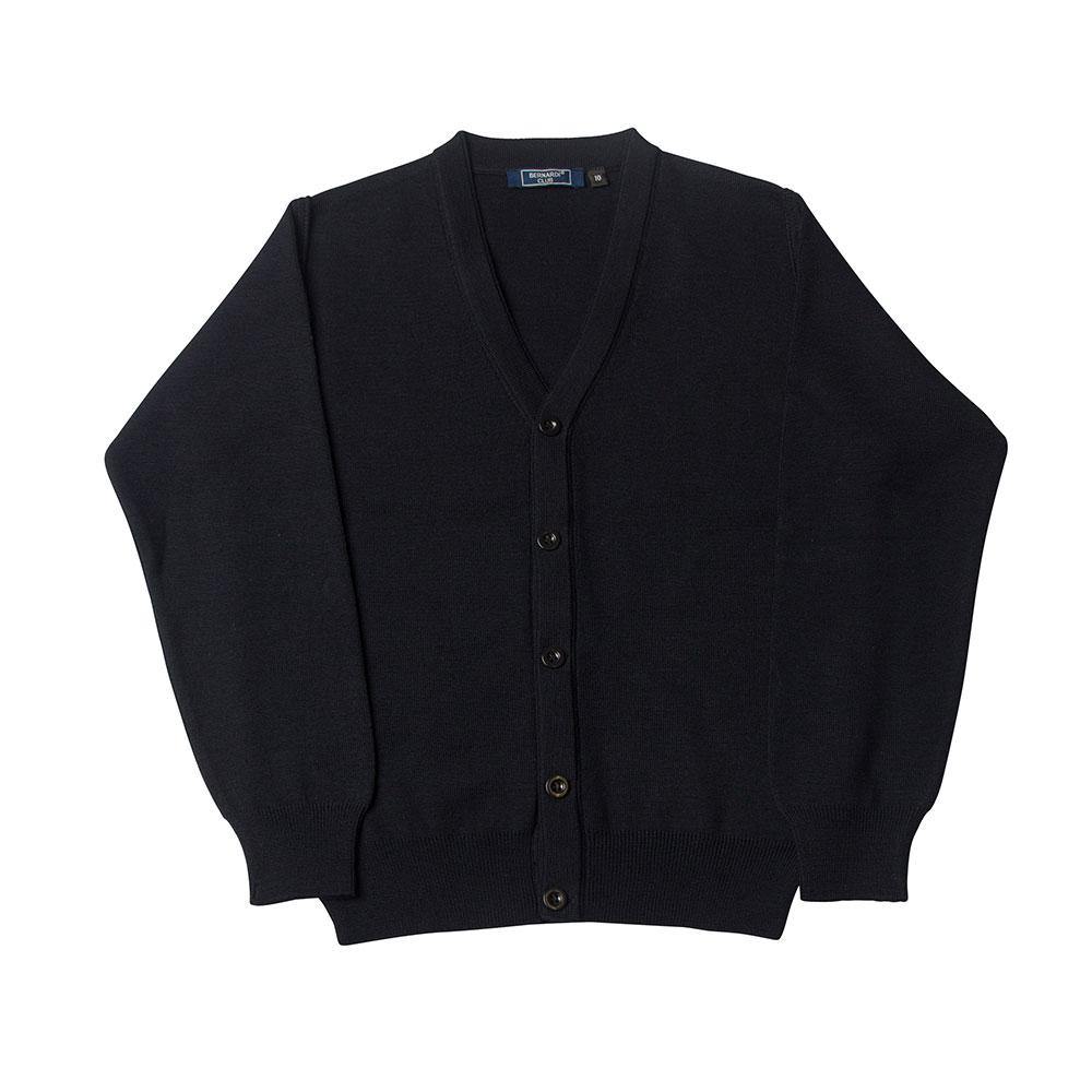 Navy Cardigan with Buttons - Bernardi Club