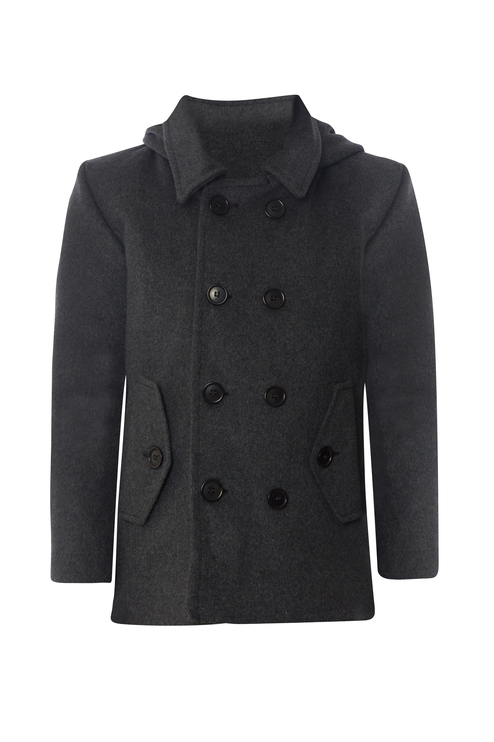 Boys grey wool coat hotsell