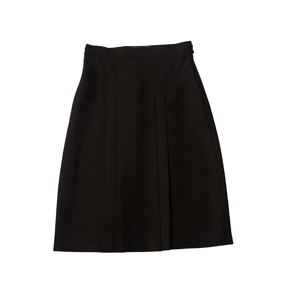 Long Black Pleated Skirt Yavne - Bernardi Club