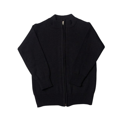 Navy Zipper Pullover - Bernardi Club